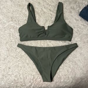 Green Shein Bathing Suit